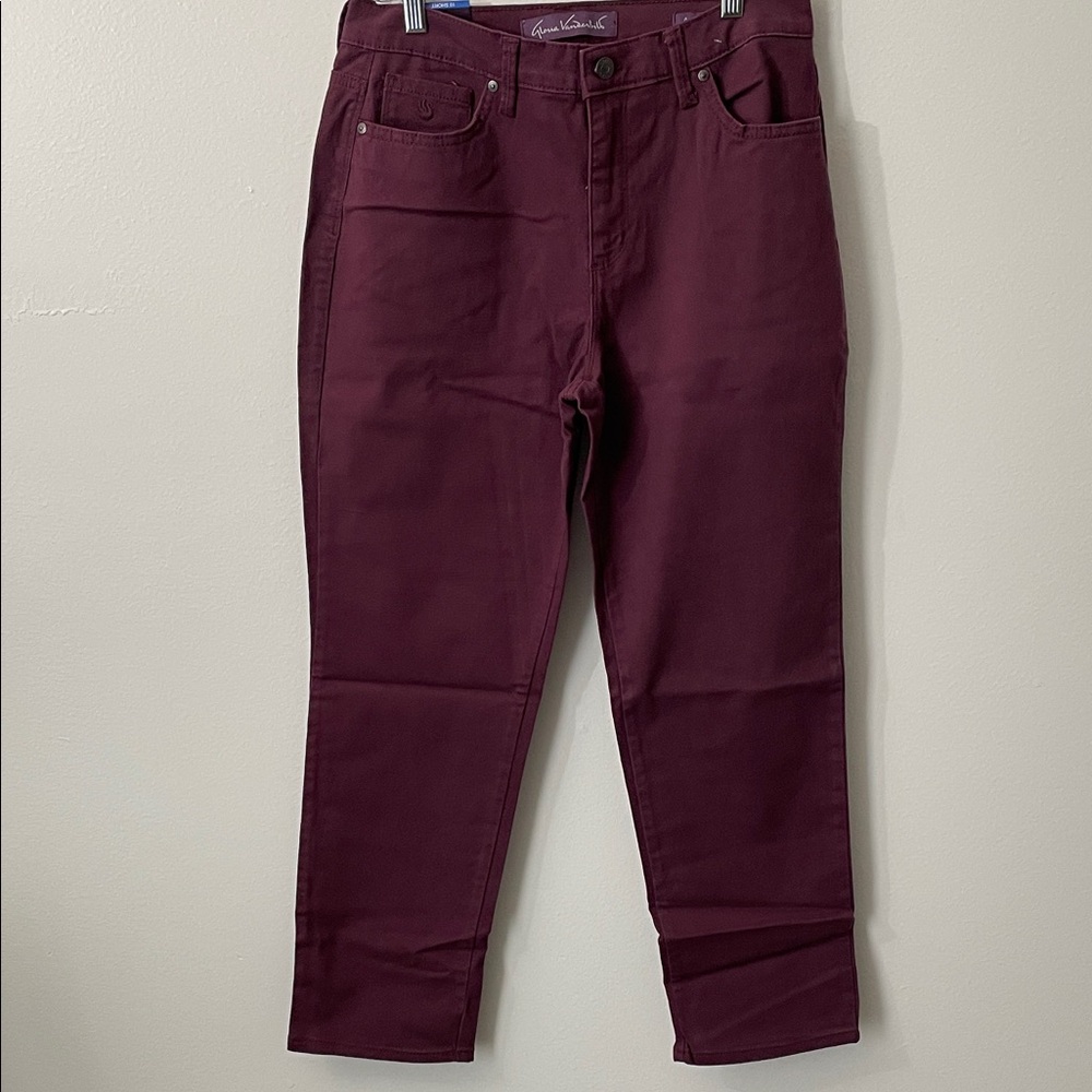 Gloria Vanderbilt Women's Amanda Classic High Rise Tapered Jean Huckleberry 10